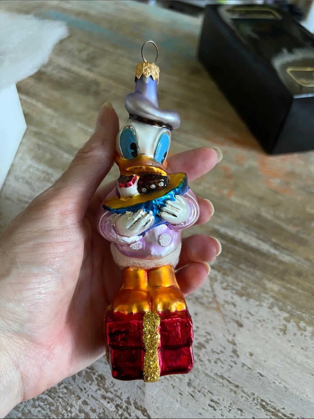 Christopher Radko Donald Duck Ornament with Box 1996